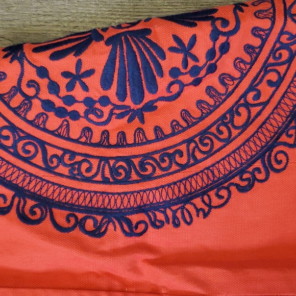 Like New Lilly Pulitzer Coral Red and Navy Dress Size 4 - Picture 5 of 8